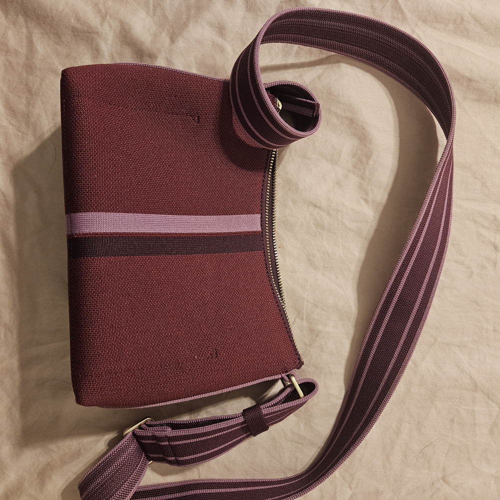 Rothys Burgundy and Purple Casual Crossbody Bag NWOT